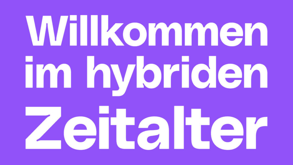 Headergrafik HelloStream Willkommen im hybriden Zeitalter
